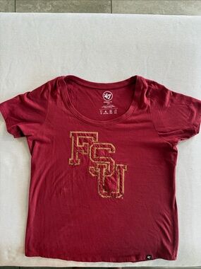 47 Brand Women’s Garnet FSU Logo Tee